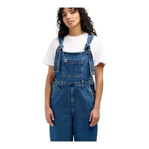 NEW Lucy and Yak Easton Dungarees 26R plus size denim overalls